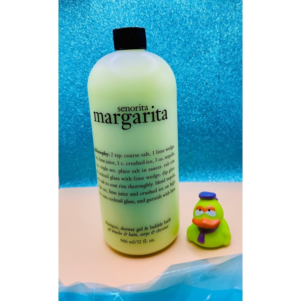32oz Philosophy Senorita Margarita 3-in-1 Shampoo Shower Gel Bubble Bath w/Pump